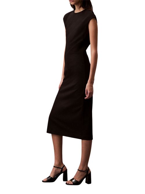 Abito donna nero in viscosa Calvin Klein | LV044B012GUB1
